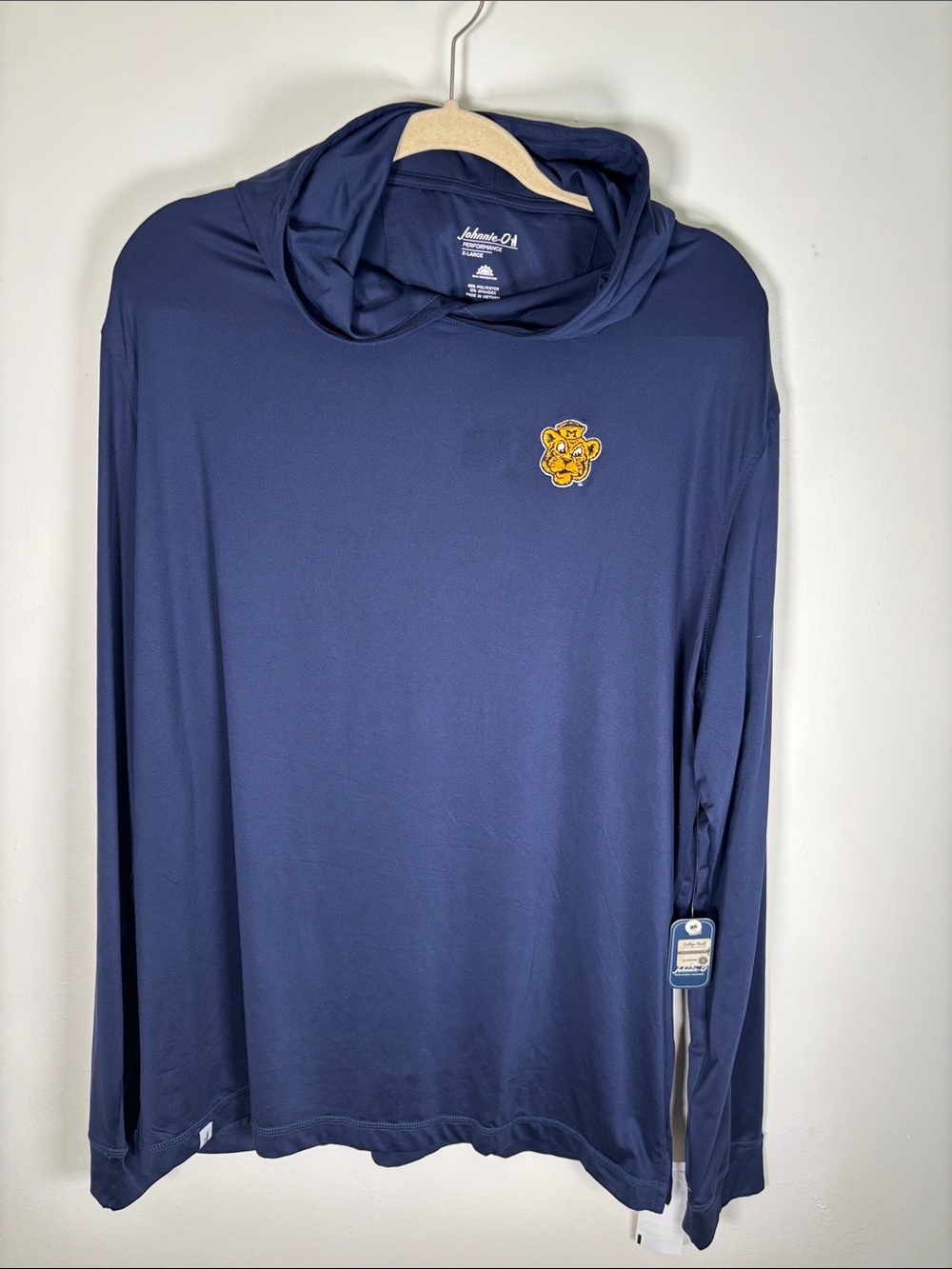 Johnnie-O Missouri Tigers Talon Featherweight Performance Hoodie – Navy – XL